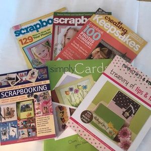 Scrapbooking/card making books and magazines